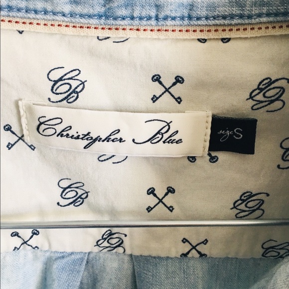 Christopher Blue light denim dress women’s sz s - Picture 2 of 3